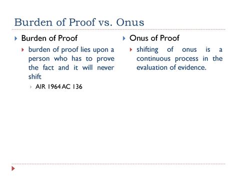 ownous|onus of proof.